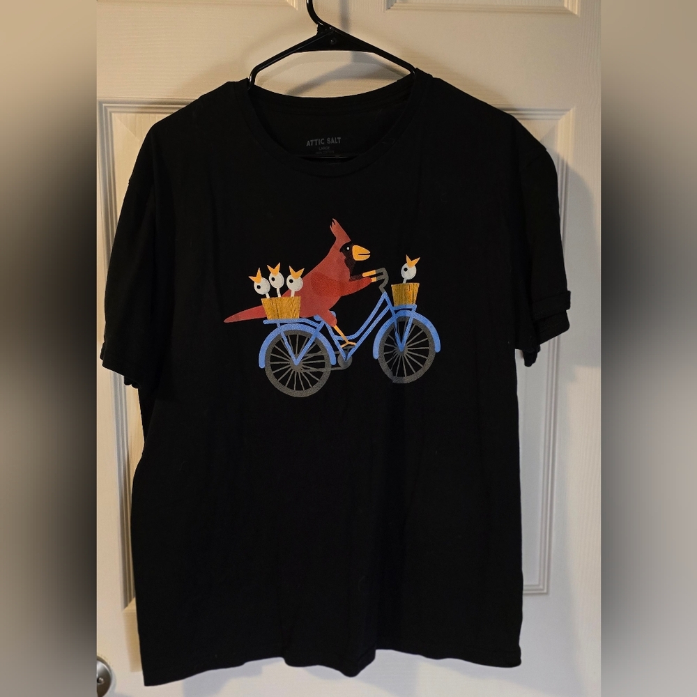 Cardinal and Bicycle T-shirt